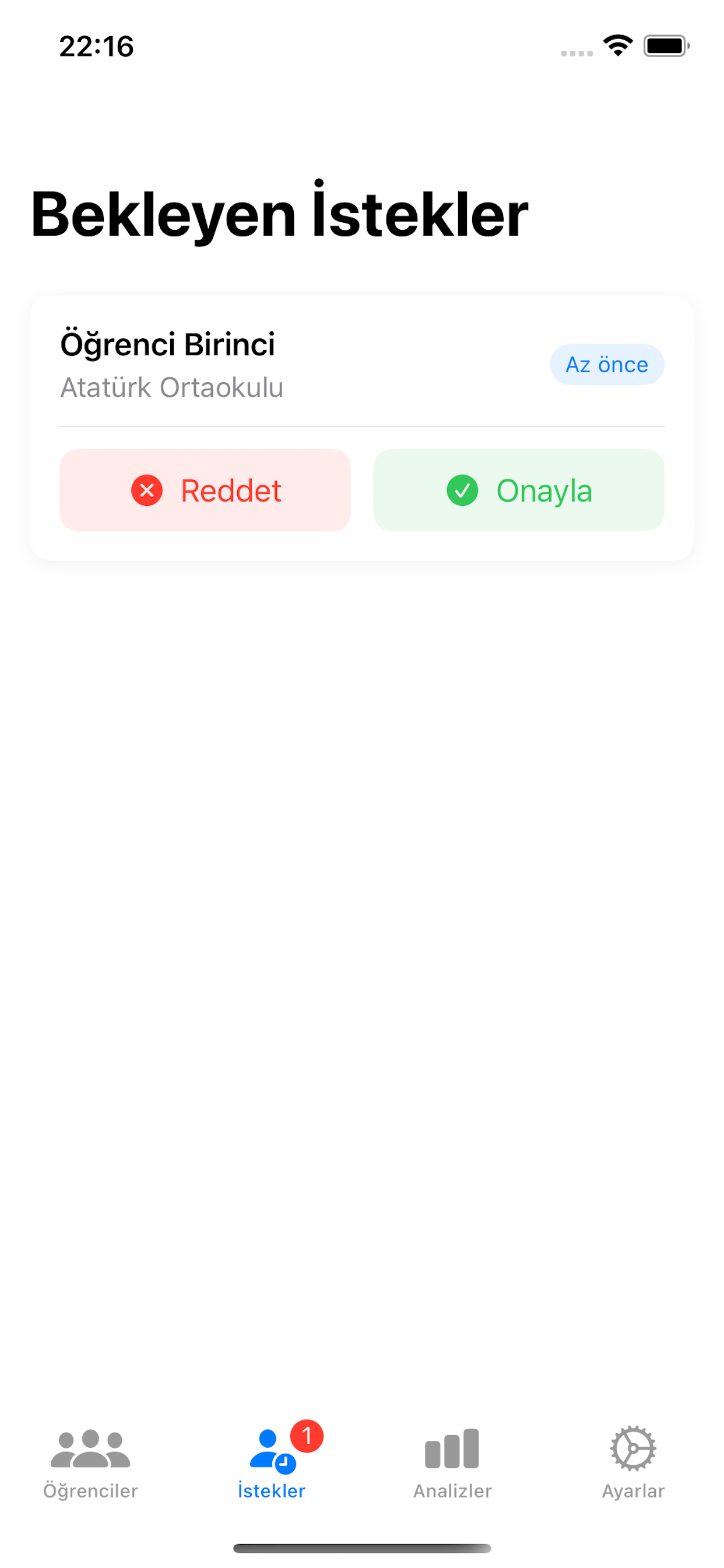 İstek Yönetimi